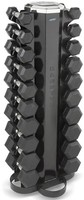 HAMPTON Dura-Bell Set 1-10 kgs KDBU-1-10-10 набор шестигранных уретановых гантелей 10 пар 1-10 кг без стойки