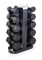 HAMPTON Dura-Bell Set 2-10 kgs KDBU-2-10 набор шестигранных уретановых гантелей 5 пар 2-10 кг без стойки