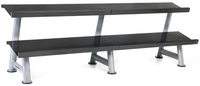 HAMPTON "Standard" 2-Tier Flat Tray Dura-Bell Rack 2T-FLT (под гири и гантели Dura Bell)