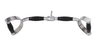 HAMPTON Machine Attachment Bars 24" Chrome Pro Style Lat Bar w/ Urethane Ergo Grips Revolving MRP-24U (4 хвата)