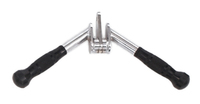 HAMPTON Machine Attachment Bars Triceps Full Extension Chrome Bar w/ Urethane Ergo Grips Revolving MTE-U